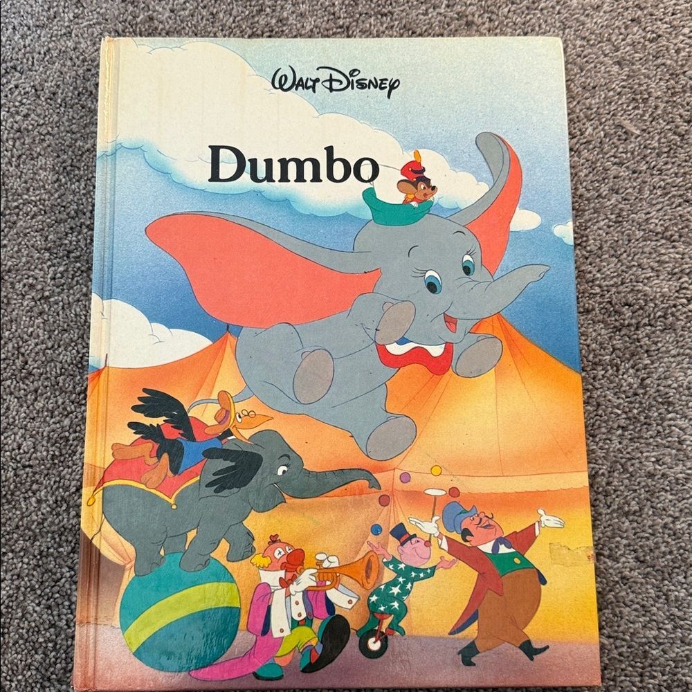 Vintage Dumbo 1986 Walt Disney Classic Series Hardcover Book